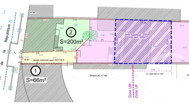 terrain à vendre - 1540.0 m2 - MONTGERON - 91 - ILE-DE-FRANCE - Century 21 Bellimmo